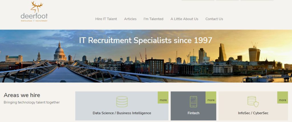 London’s Leading Tech Recruiters for the Year 2022